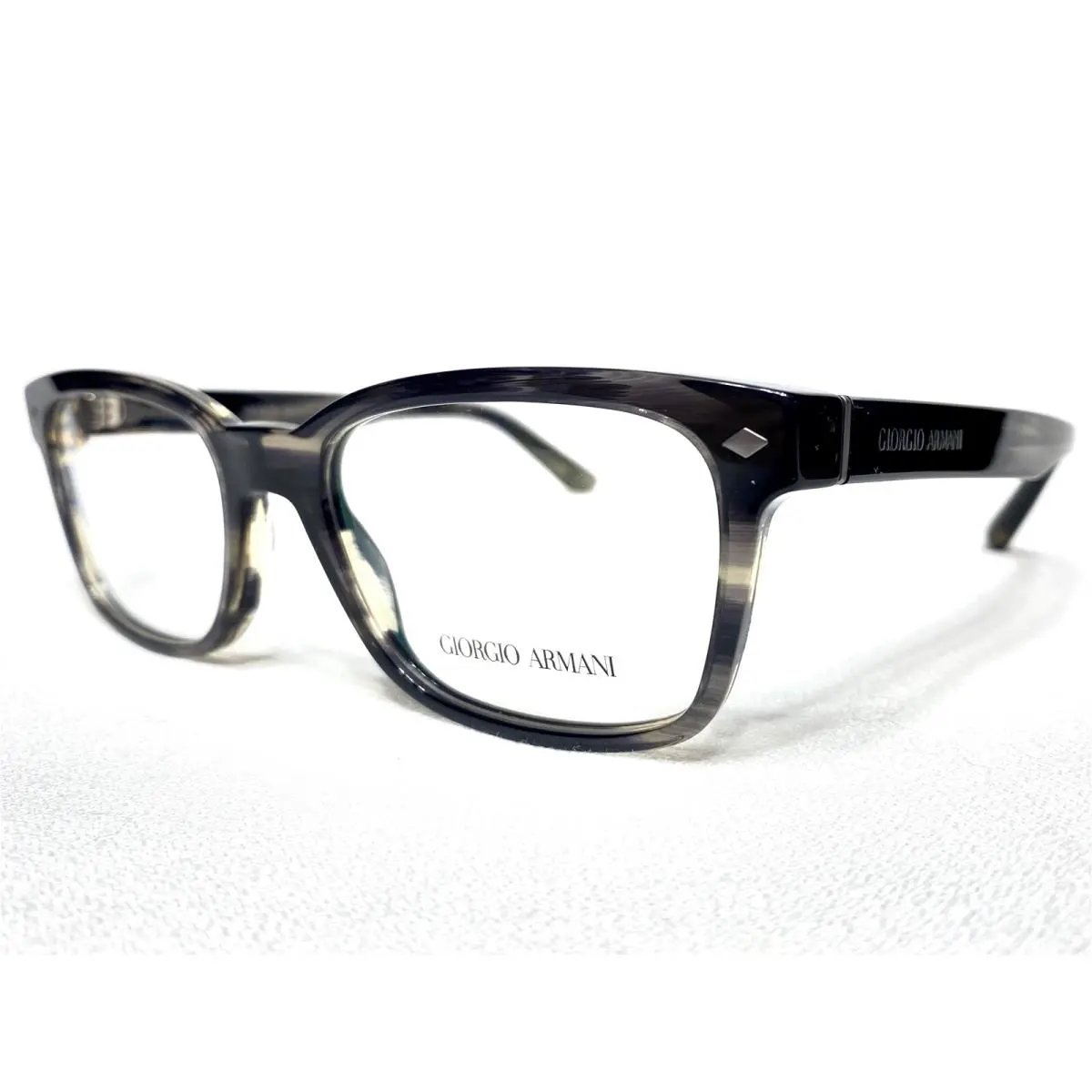 Giorgio Armani AR7090 5442 Mens Grey Rectangle Eyeglasses Frames 52/18 145