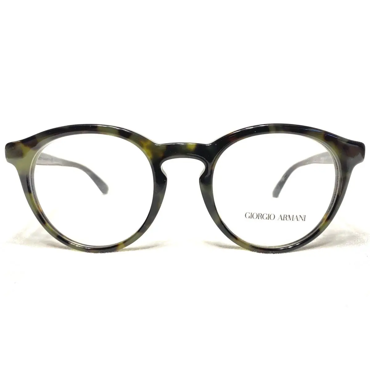 Giorgio Armani AR7159 5032 Mens Green Havana Round Eyeglasses Frames 50/22