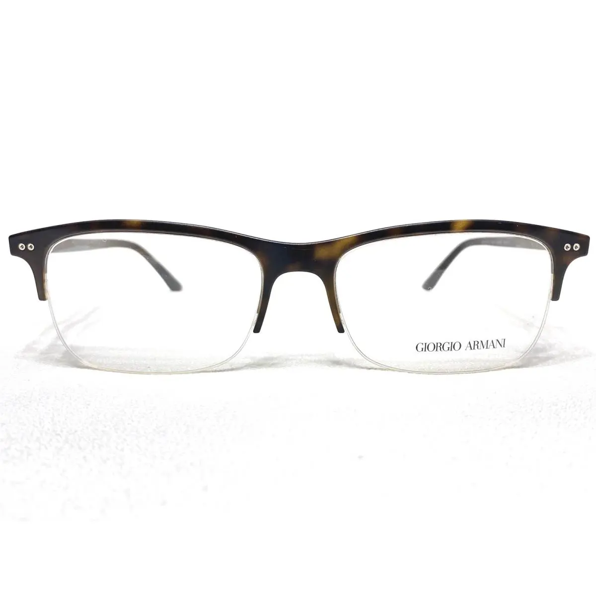AR7113 5089 Mens Havana Rectangle Eyeglasses Frames 55/18 145 by Giorgio Armani