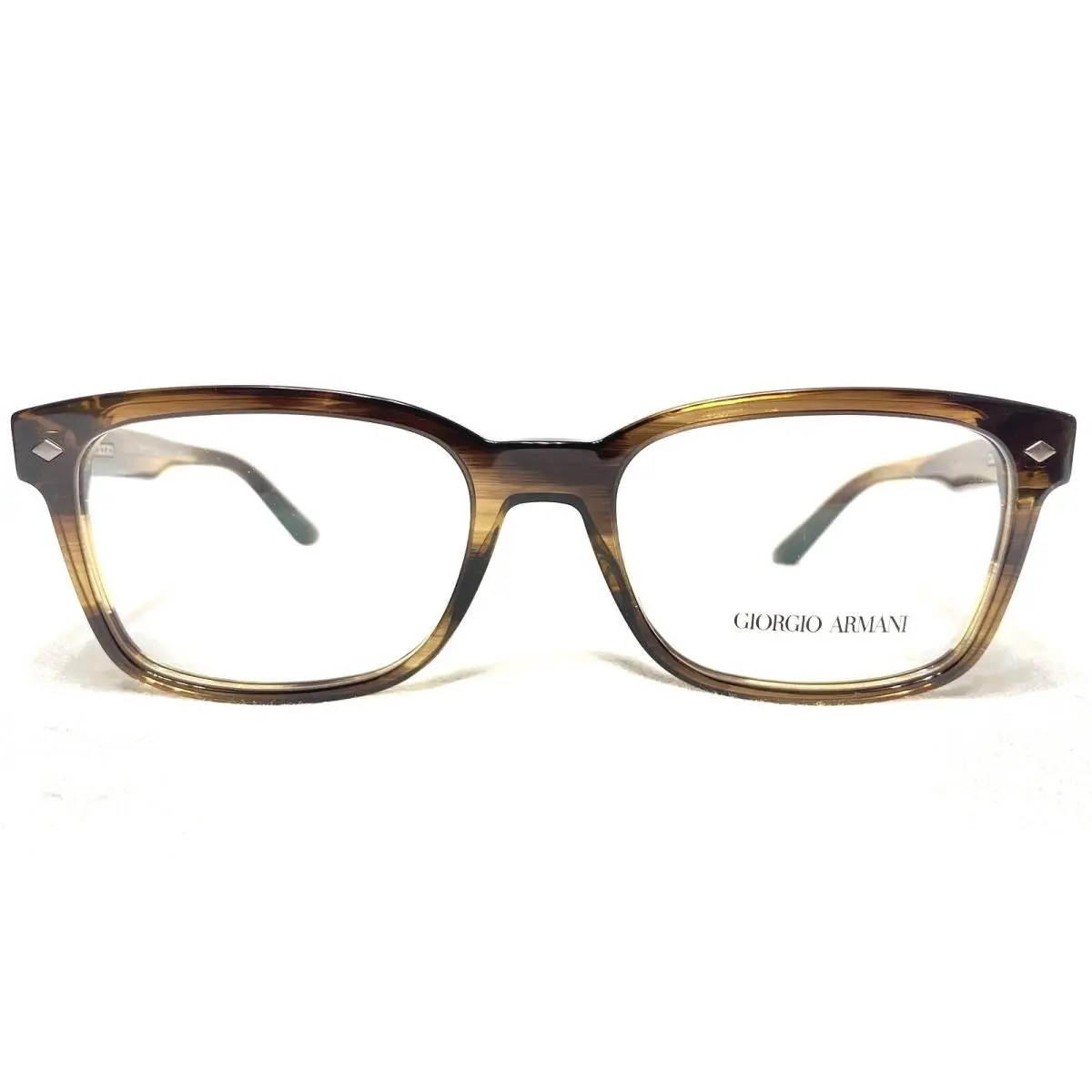 Giorgio Armani AR7090 5441 Mens Brown Rectangle Eyeglasses Frames 54/18 145