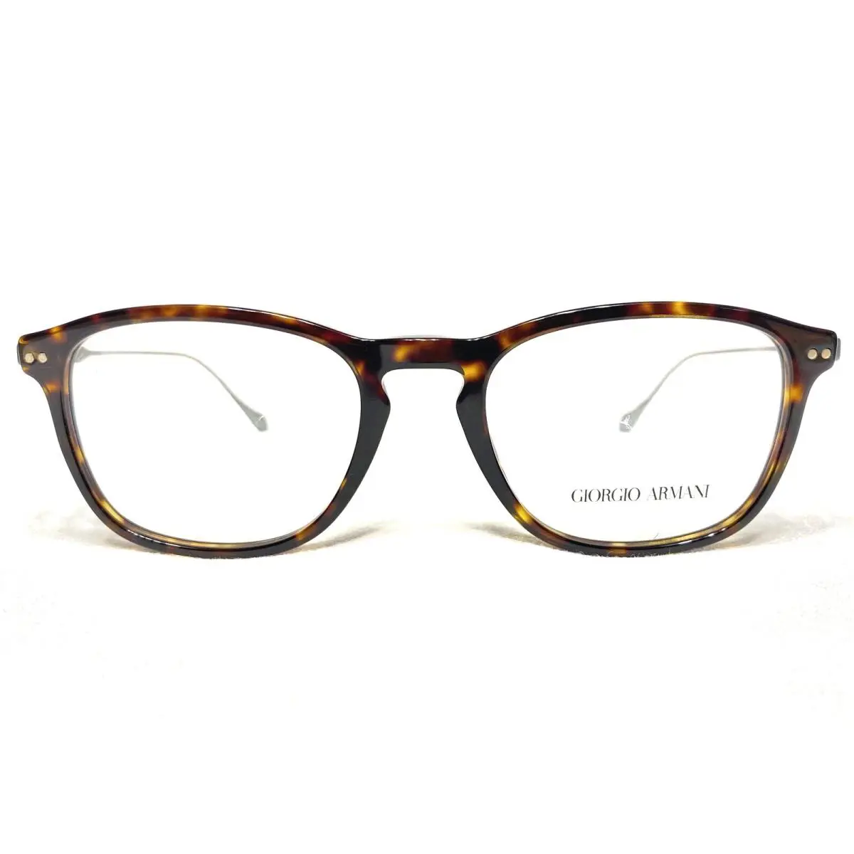 AR7166 5026 Mens Dark Havana Square Eyeglasses Frames 51/19 by Giorgio Armani