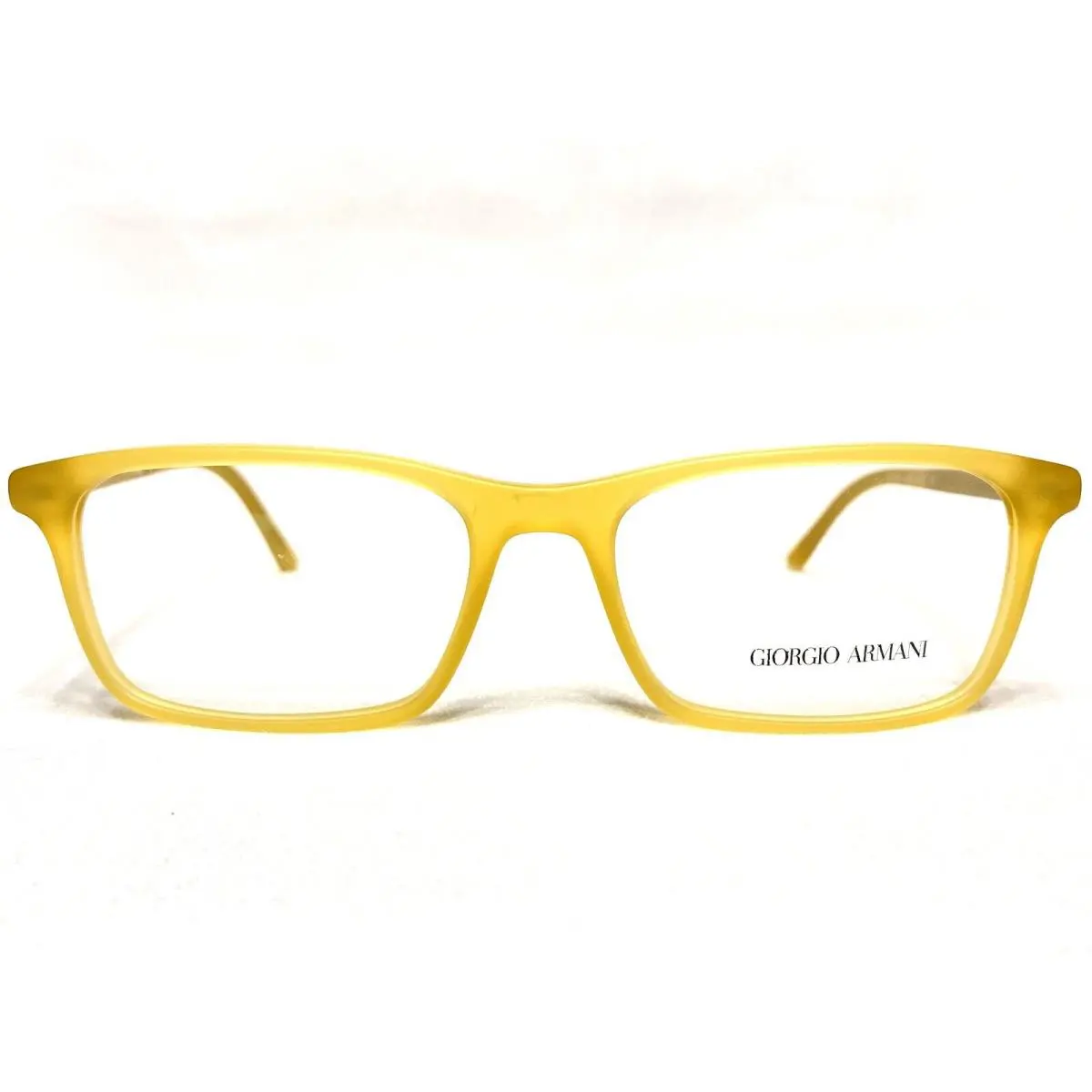 Giorgio Armani AR7145 5006 Mens Yellow Rectangle Eyeglasses Frames 53/17 145