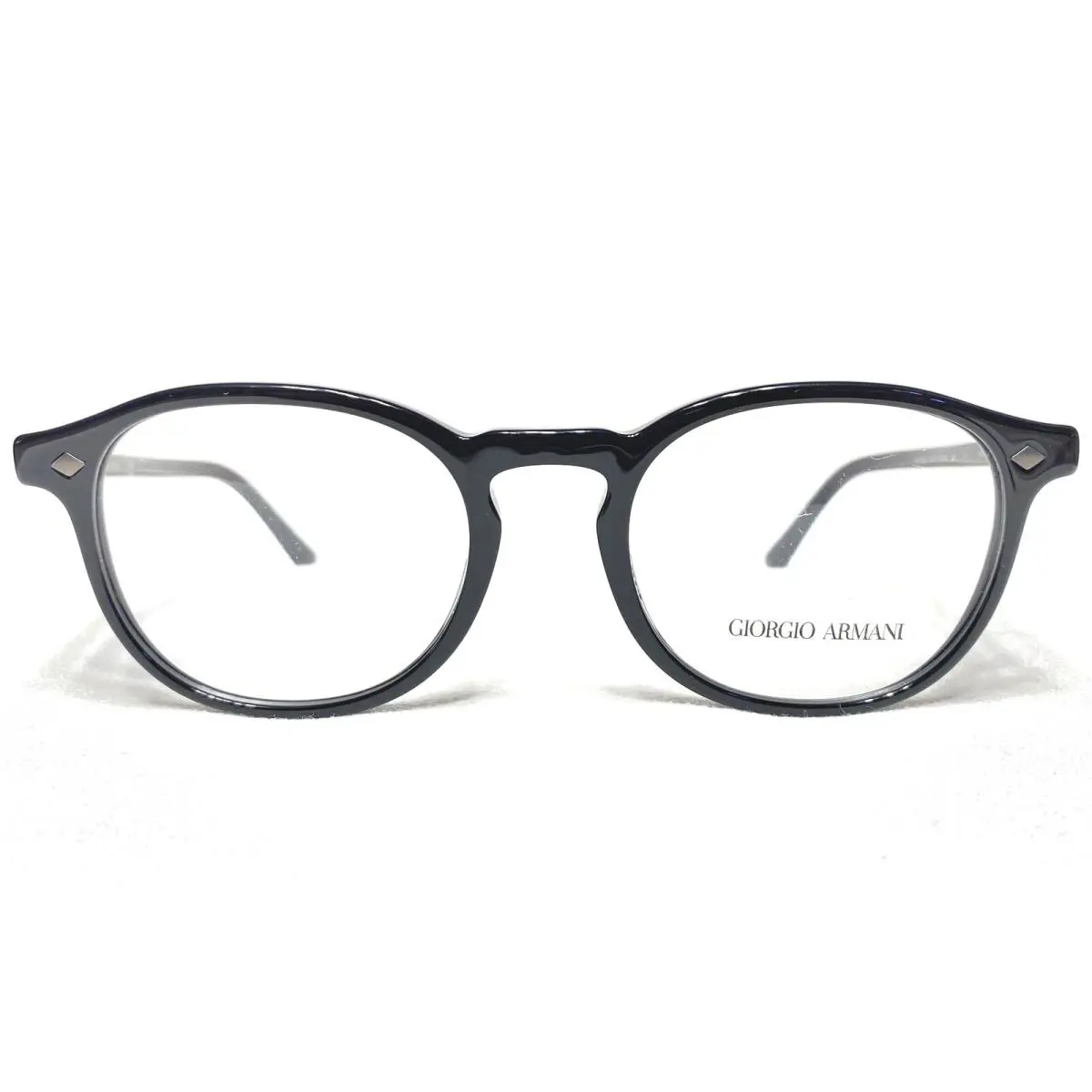 Giorgio Armani AR7136 5017 Mens Black Round Eyeglasses Frames 51/20 145 - Frame: Black, Manufacturer: 5017
