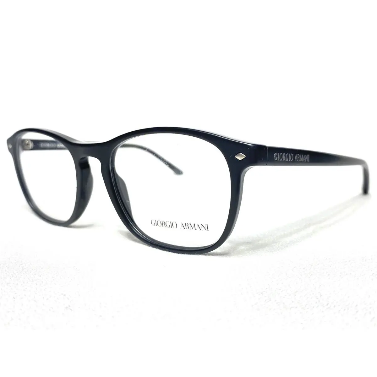 Giorgio Armani AR7003 5001 Mens Black Square Modern Eyeglasses Frames 50/18