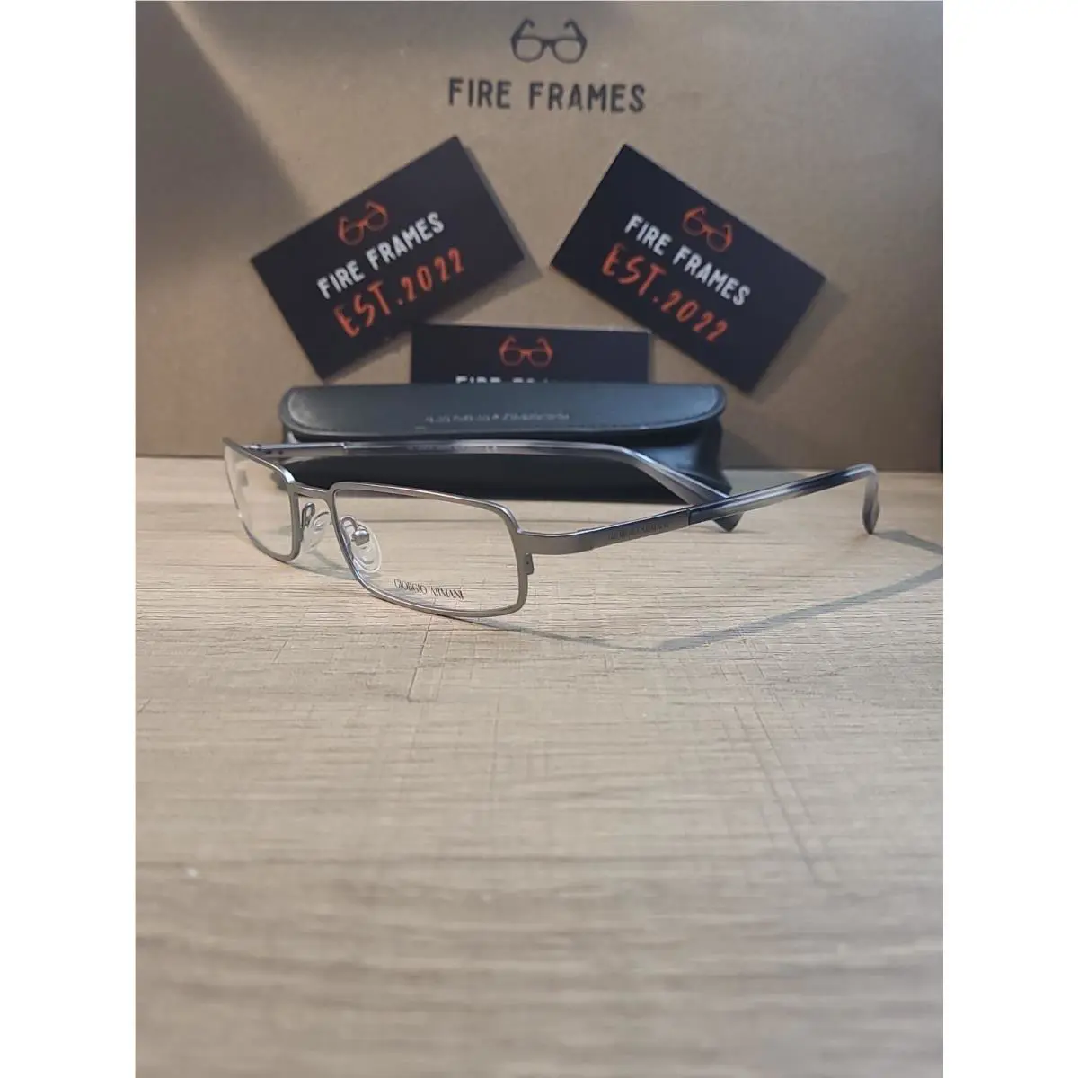 Giorgio Armani GA 530 Nfz Silver Eyeglasses Frames 52-18-145 Italy