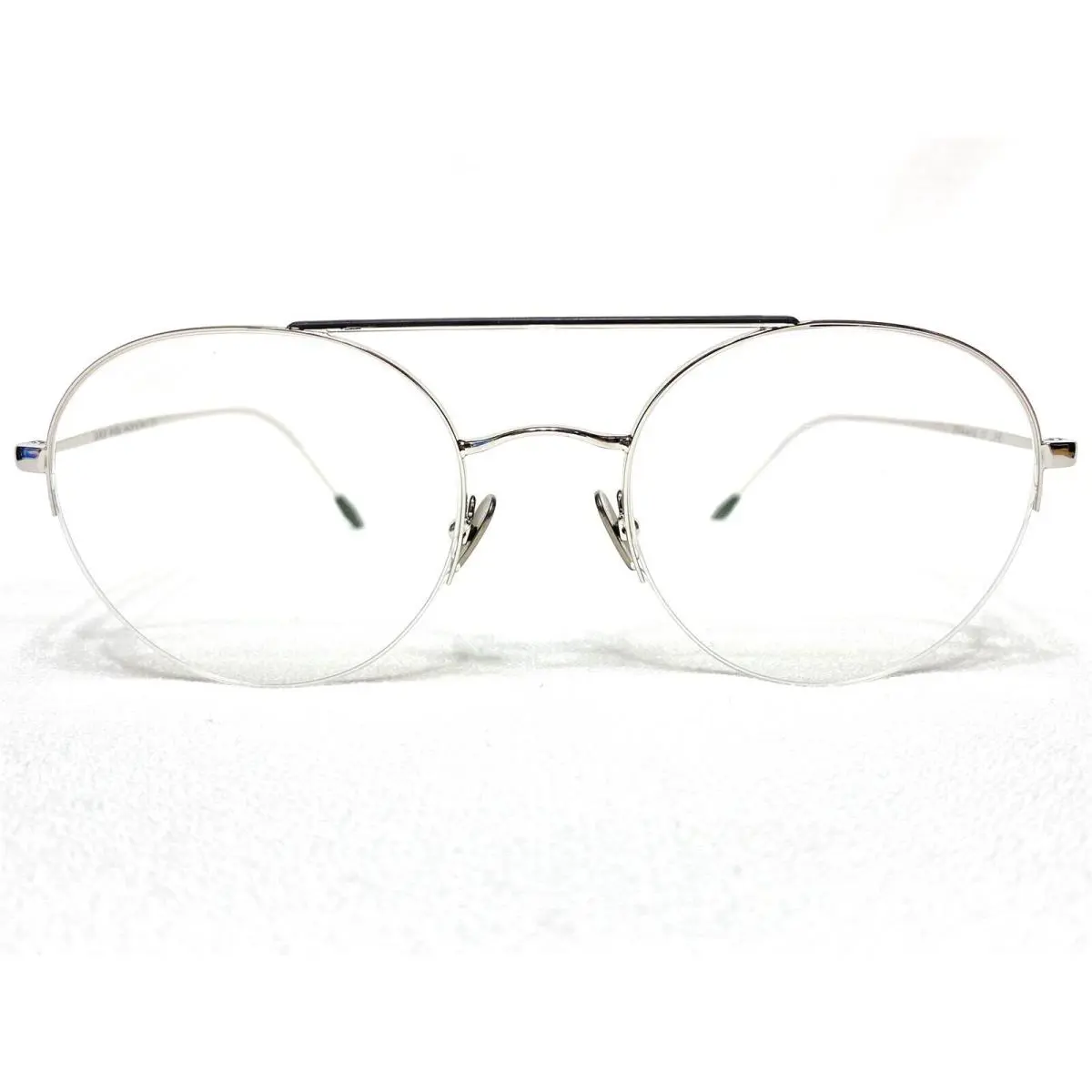 Giorgio Armani AR5066 3015 Mens Silver/black Round Eyeglasses Frames 51/20