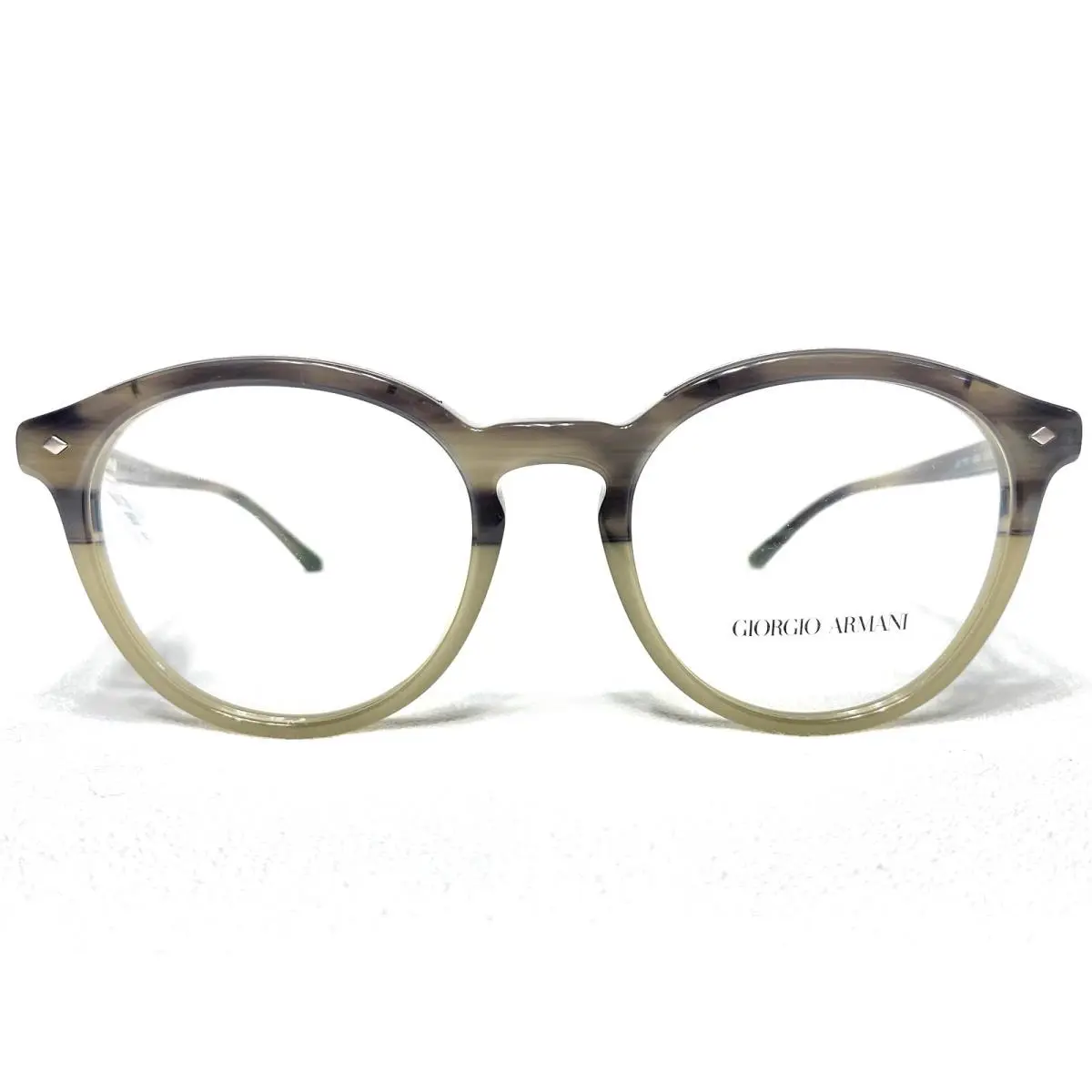 Giorgio Armani AR7155 5656 Mens Grey Square Modern Eyeglasses Frames 52/19