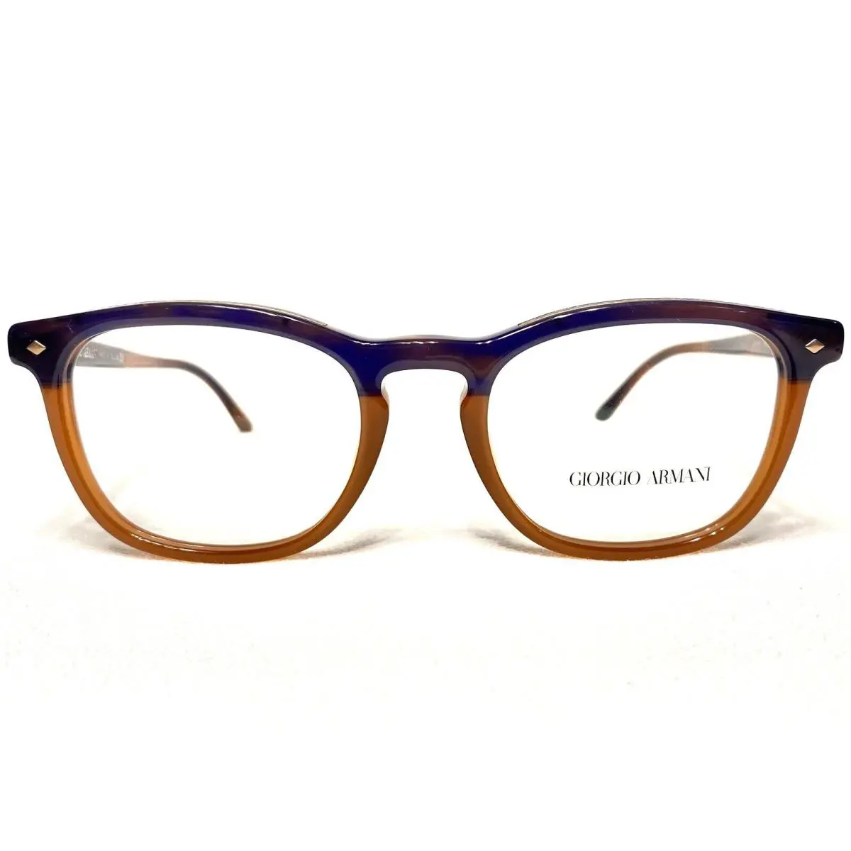 AR7155 5658 Mens Brown Square Modern Eyeglasses Frames 50/19 by Giorgio Armani