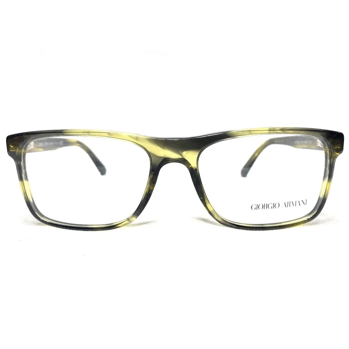 Giorgio Armani AR7027 5168 Mens Green Rectangle Eyeglasses Frames 53/17 140