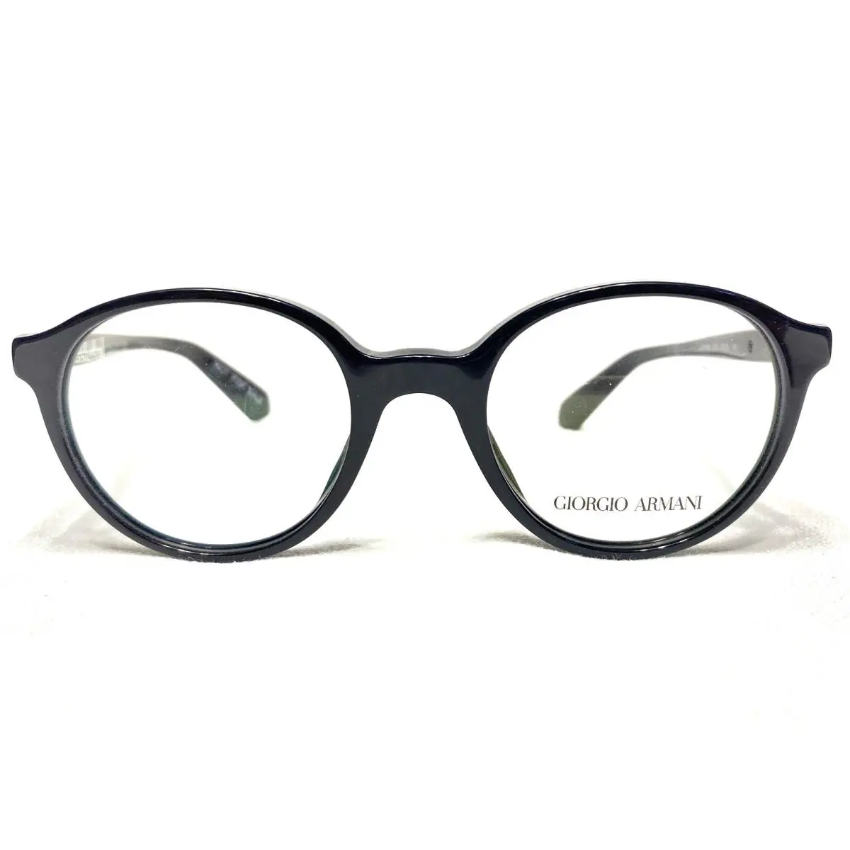 Giorgio Armani AR7095 5017 Mens Black Round Designer Eyeglasses Frames 47/20