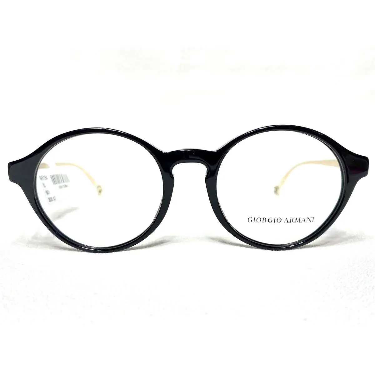 Giorgio Armani AR7184 5001 Womens Black Round Modern Eyeglasses Frames 50/19