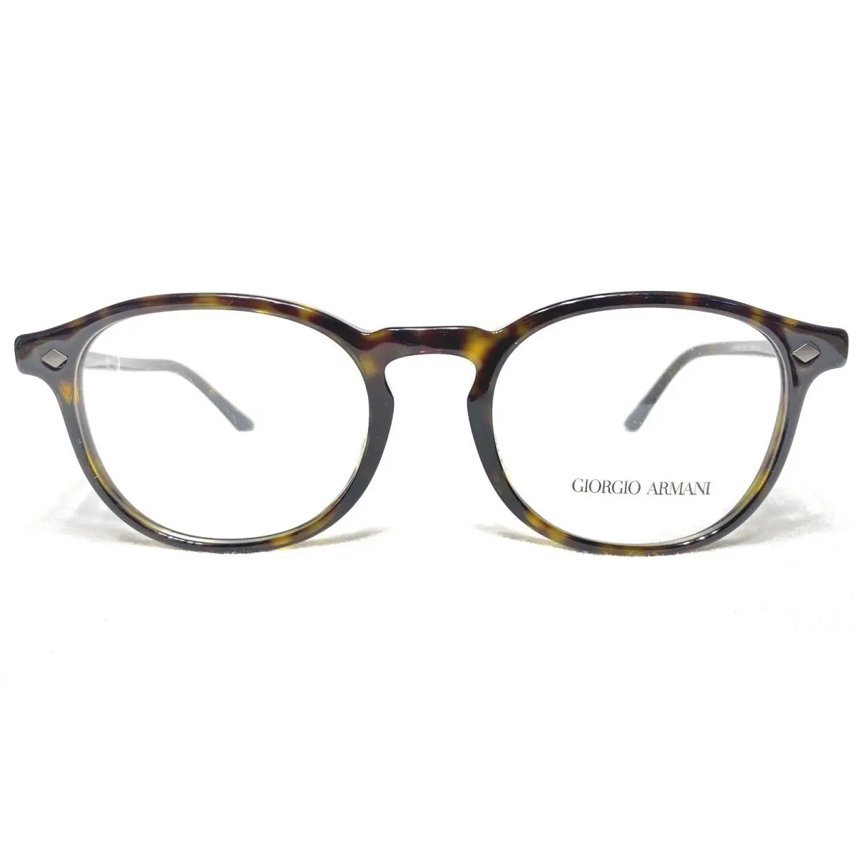 Giorgio Armani AR7136 5026 Mens Dark Havana Round Eyeglasses Frames 51/20 - Frame: Dark Havana, Manufacturer: 5026