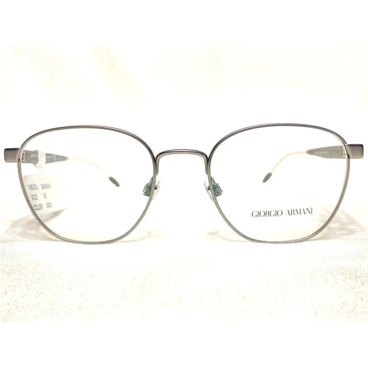 Giorgio Armani AR5091 3003 Mens Gunmetal Square Eyeglasses Frames 52/20 145