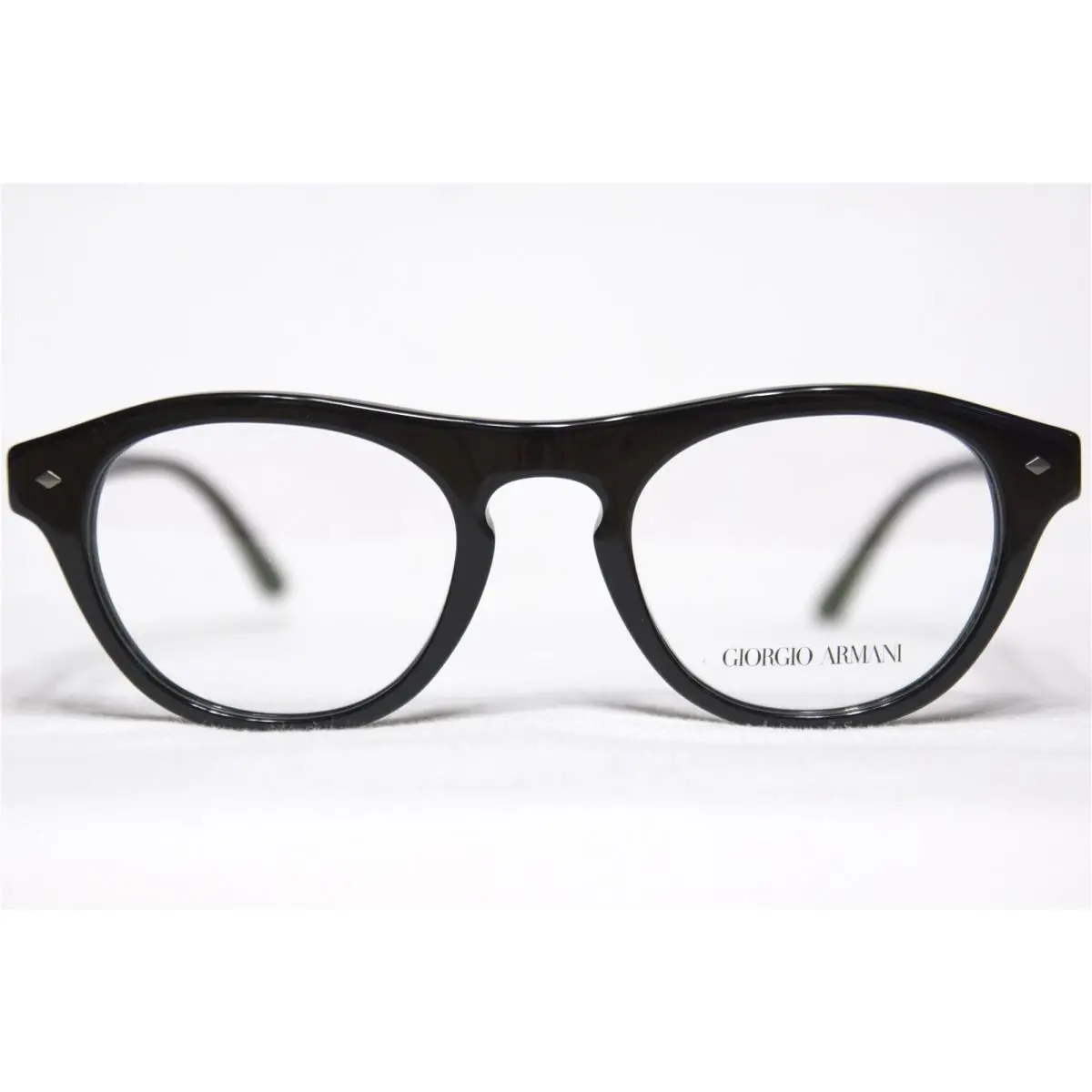Giorgio Armani AR7133 5017 Mens Black Round Eyeglasses Frames 49/21 145