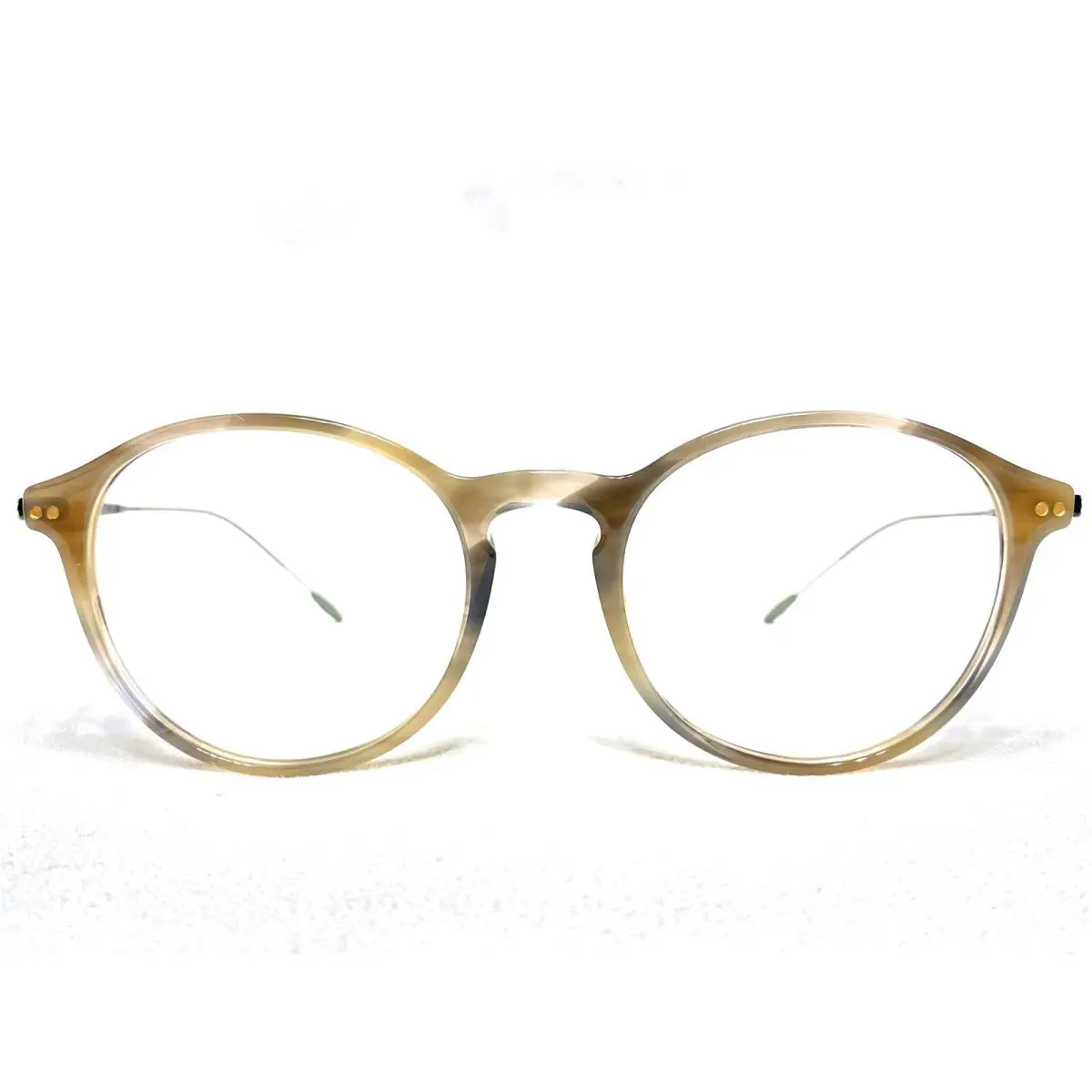 Giorgio Armani AR7152 5659 Mens Striped Grey Round Eyeglasses Frames 51/19