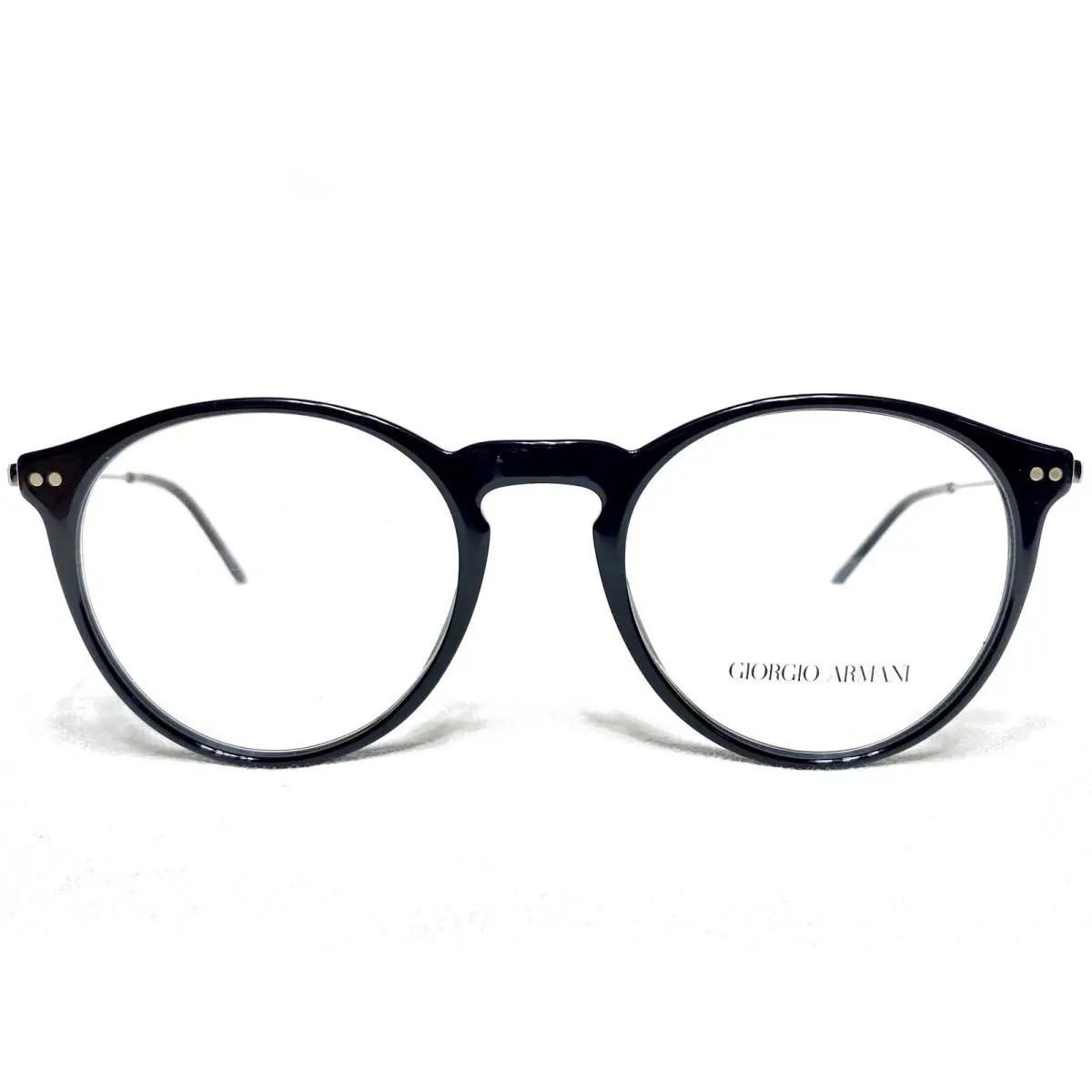 Giorgio Armani AR7161 5017 Womens Black Round Modern Eyeglasses Frames 50/20