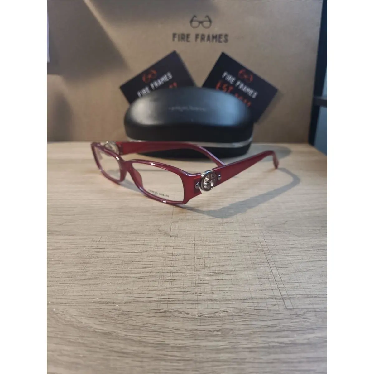 Giorgio Armani GA 471 Ean Red Eyeglasses Frames 54-14-135 Italy Optyl