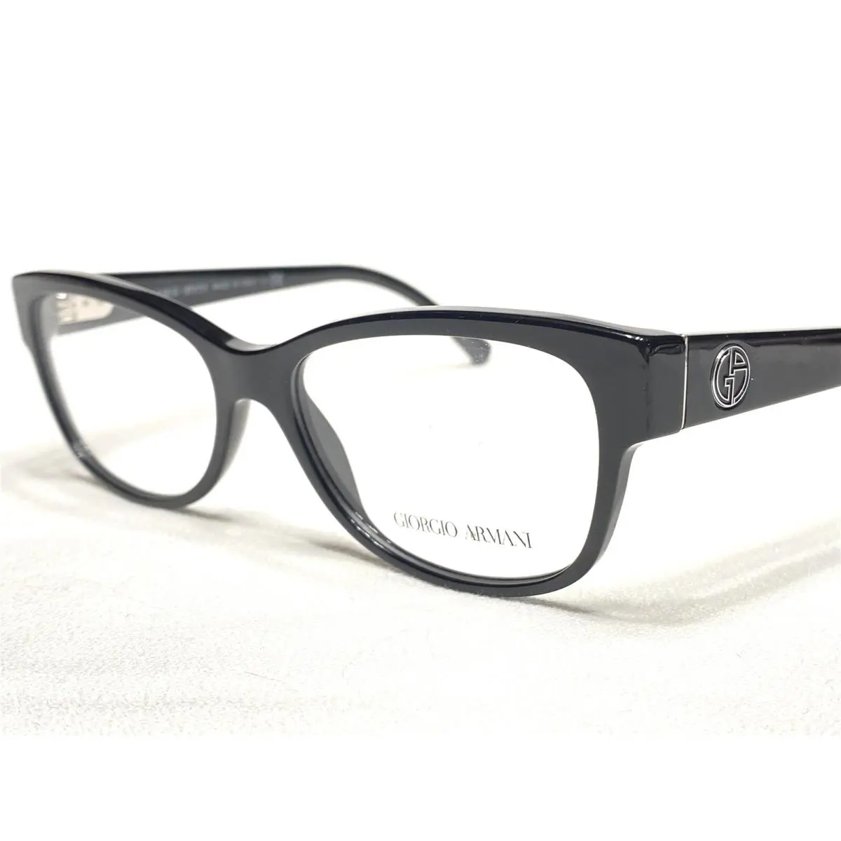 Giorgio Armani AR7108 5017 Womens Black Cats Eyeglasses Frames 53/16 140
