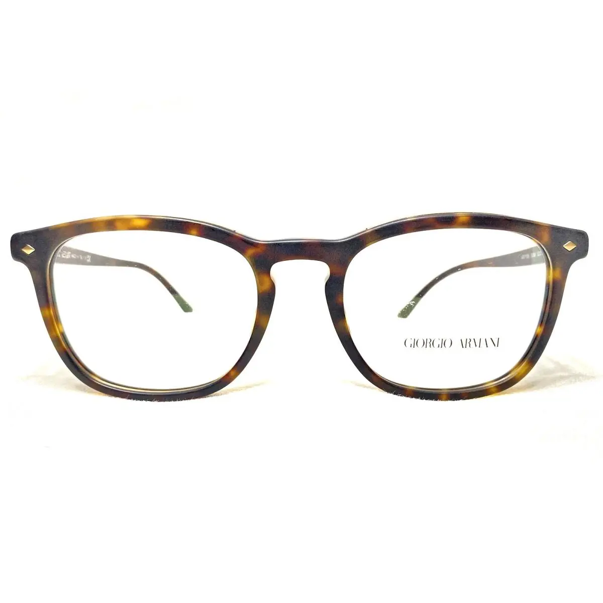 Giorgio Armani AR7155 5089 Mens Matte Havana Square Eyeglasses Frames 52/19