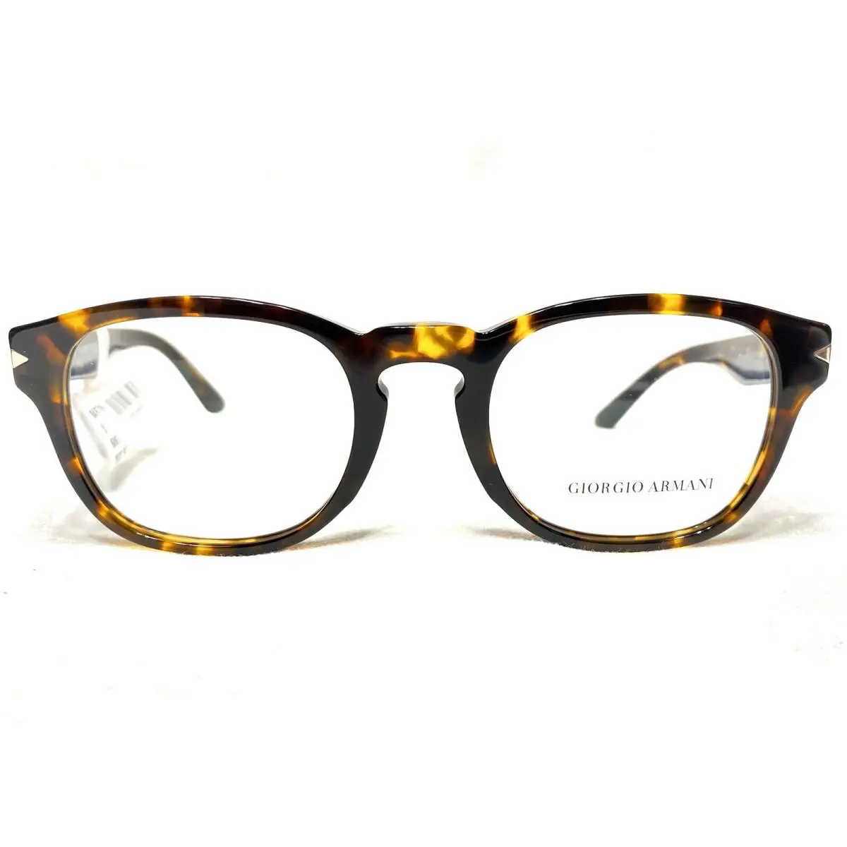 Giorgio Armani AR7194 5092 Mens Yellow Havana Square Eyeglasses Frames 51/22
