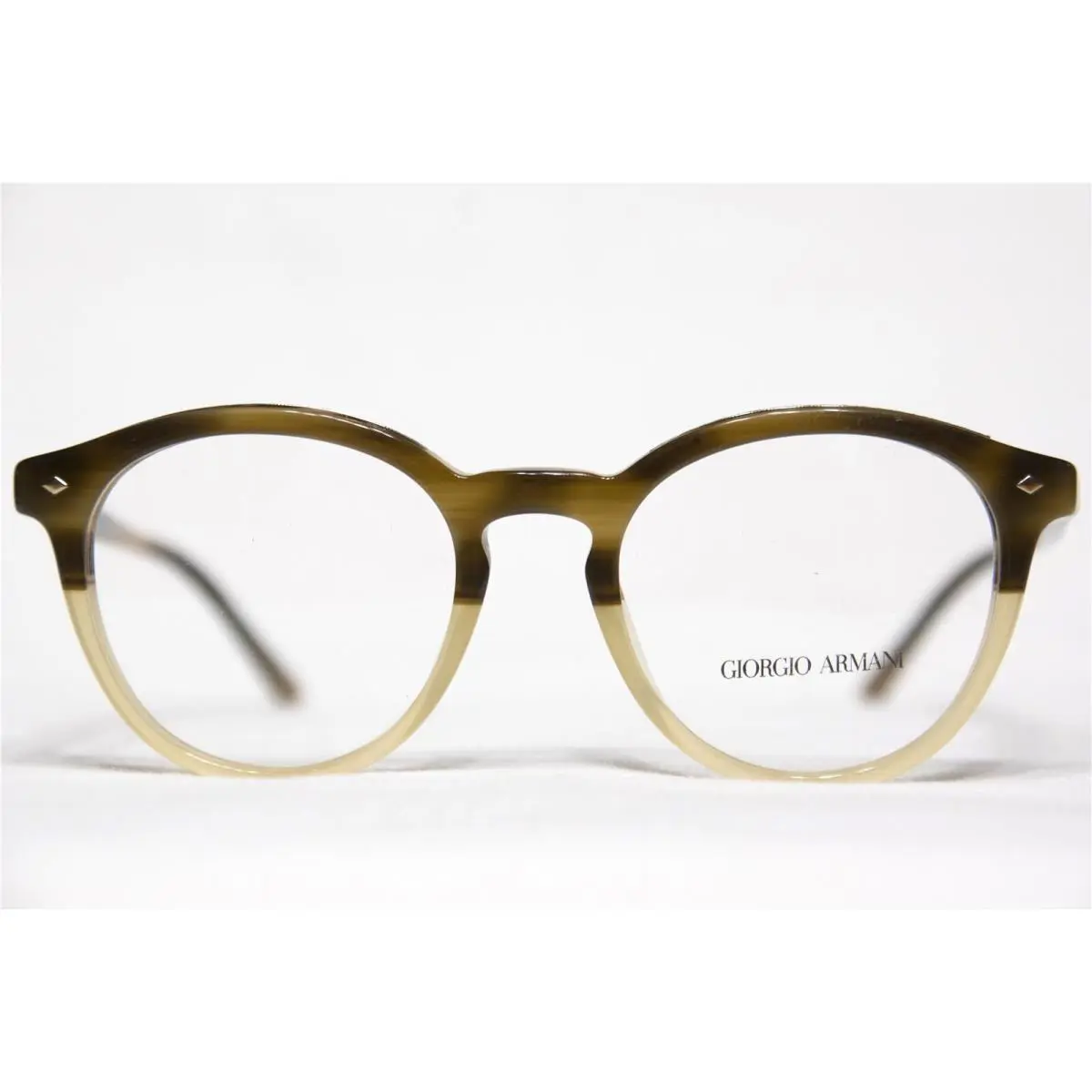 Giorgio Armani AR7151 5657 Mens Brown Cream Eyeglasses Frames 49/19 145