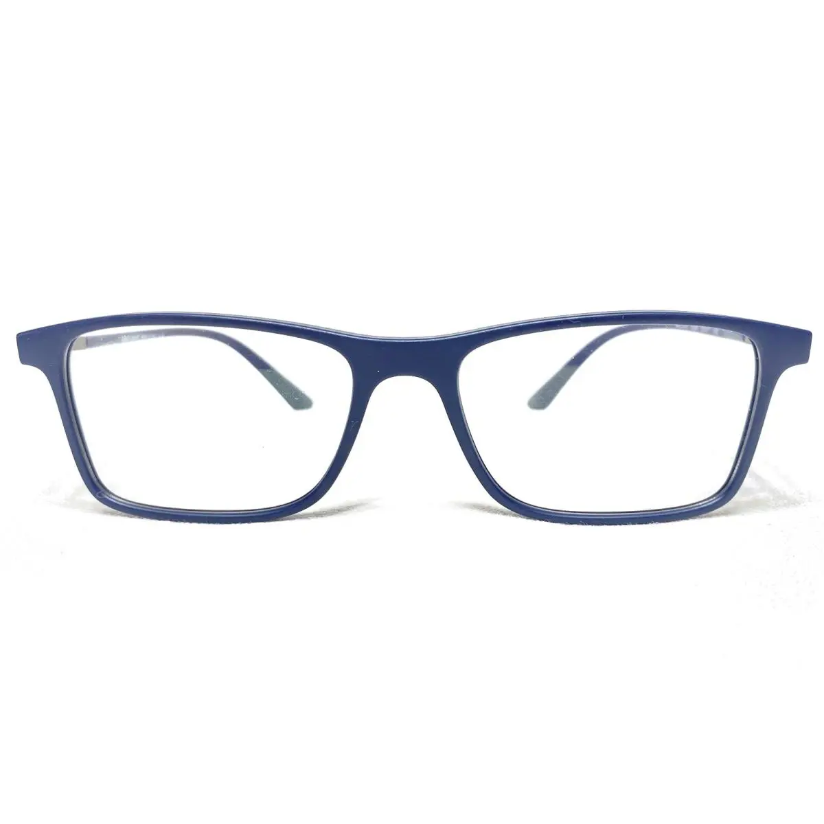 Giorgio Armani AR7143 5059 Mens Matte Blue Rectangle Eyeglasses Frames 53/17