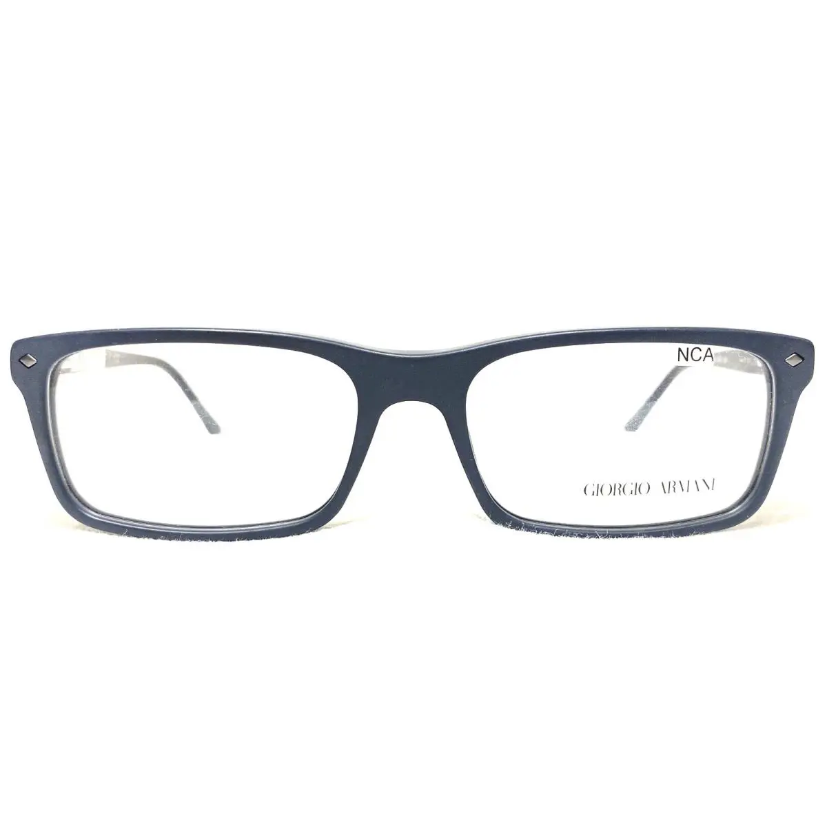 Giorgio Armani AR7036 5299 Mens Matte Blue Rectangle Eyeglasses Frames 55/17