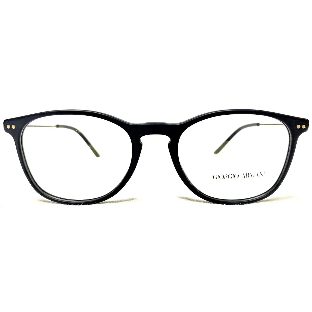 Giorgio Armani AR7160 5042 Mens Matte Black Round Eyeglasses Frames 51/19