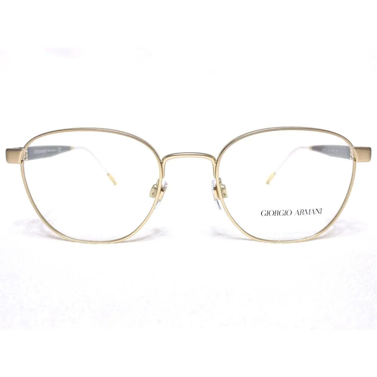 Giorgio Armani AR5091 3002 Mens Pale Gold Square Eyeglasses Frames 50/20 145