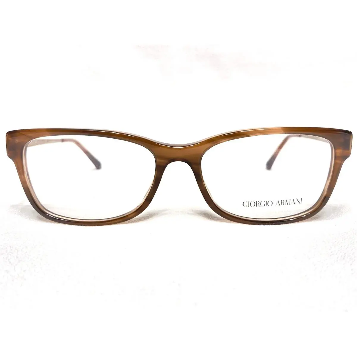 AR7098 5488 Womens Striped Brown Eyeglasses Frames 52/16 140 by Giorgio Armani