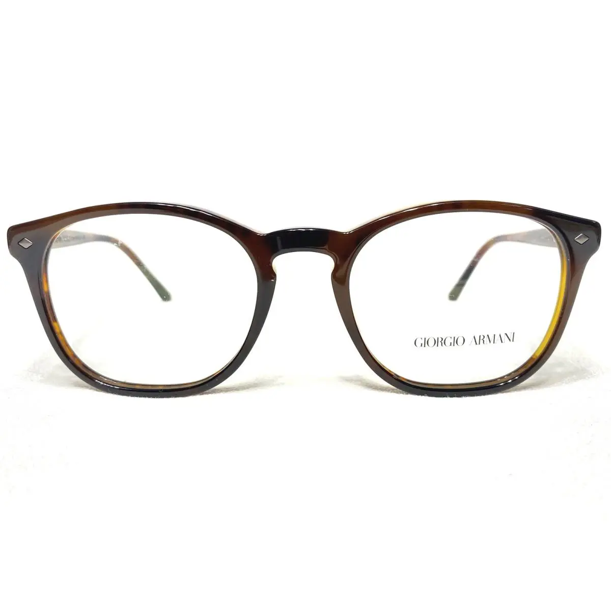AR7074 5623 Mens Brown/havana Square Eyeglasses Frames 50/19 by Giorgio Armani