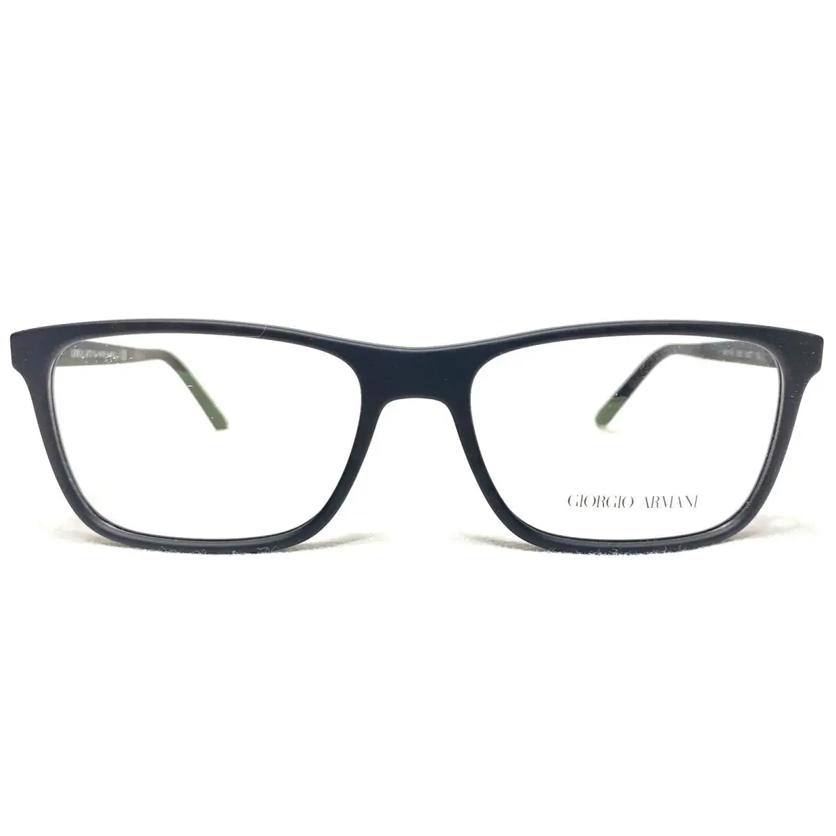 AR7104 5063 Mens Black Rectangle Eyeglasses Frames 55/17 145 by Giorgio Armani