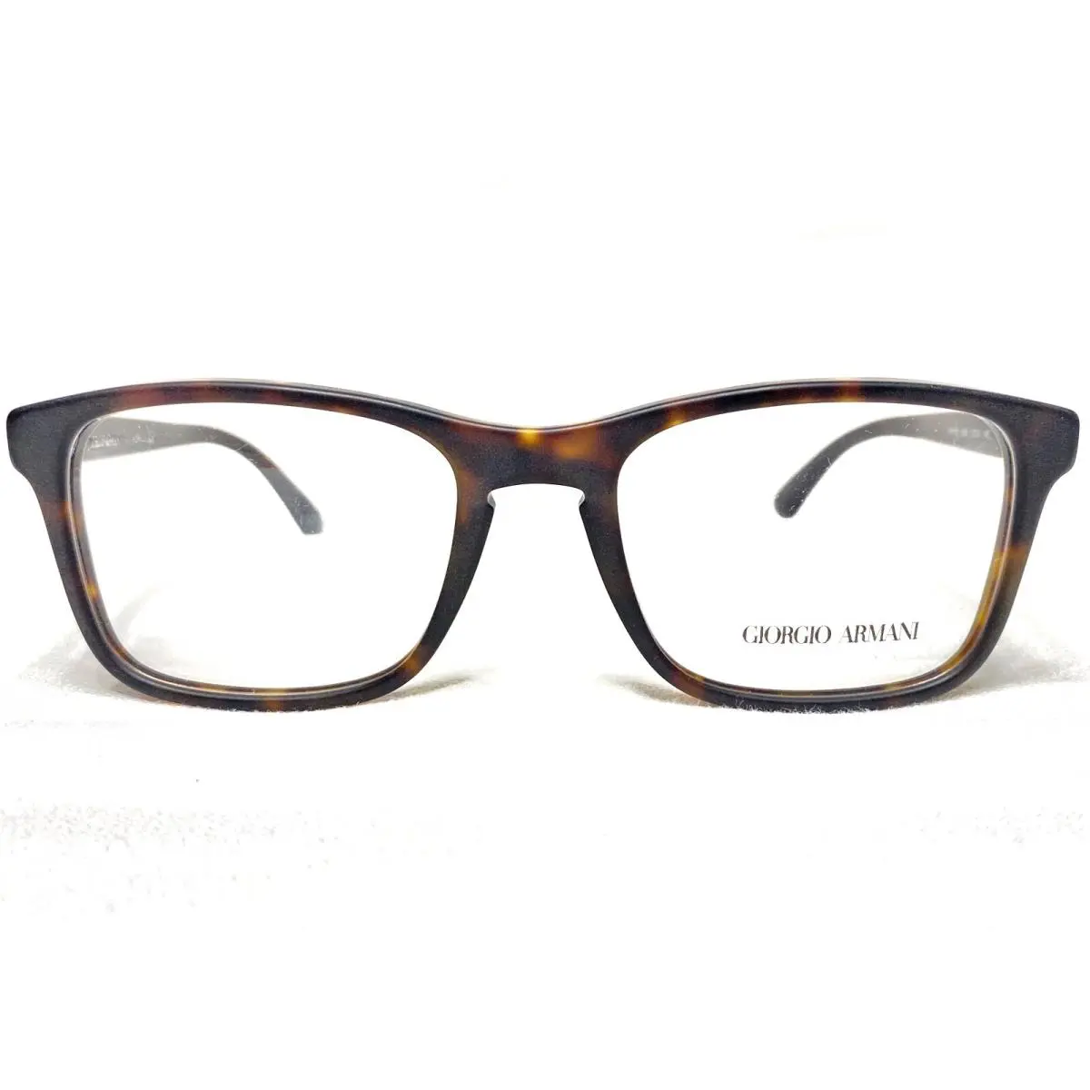 Giorgio Armani AR7158 5089 Mens Matte Havana Square Eyeglasses Frames 52/19