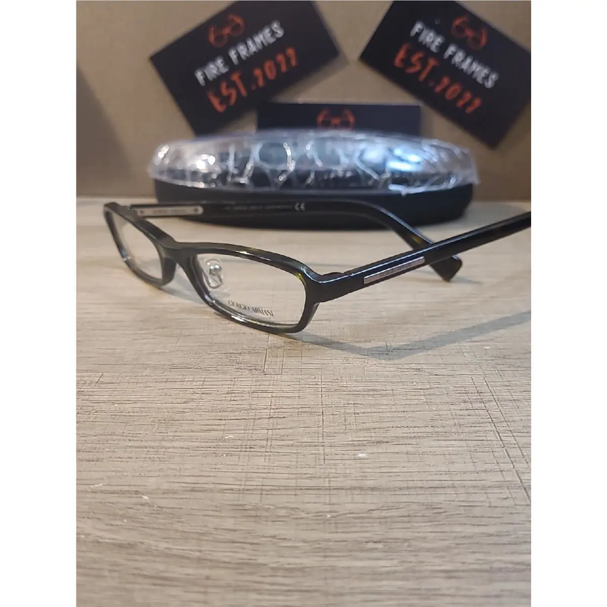 Giorgio Armani Eyeglasses Frames GA 528 086 Havana Italy 49-17-135