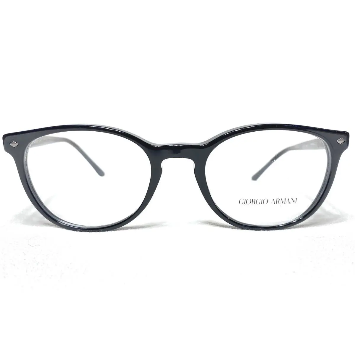 Giorgio Armani AR7096 5017 Womens Black Round Modern Eyeglasses Frames 50/19 - Frame: Black, Manufacturer: 5017