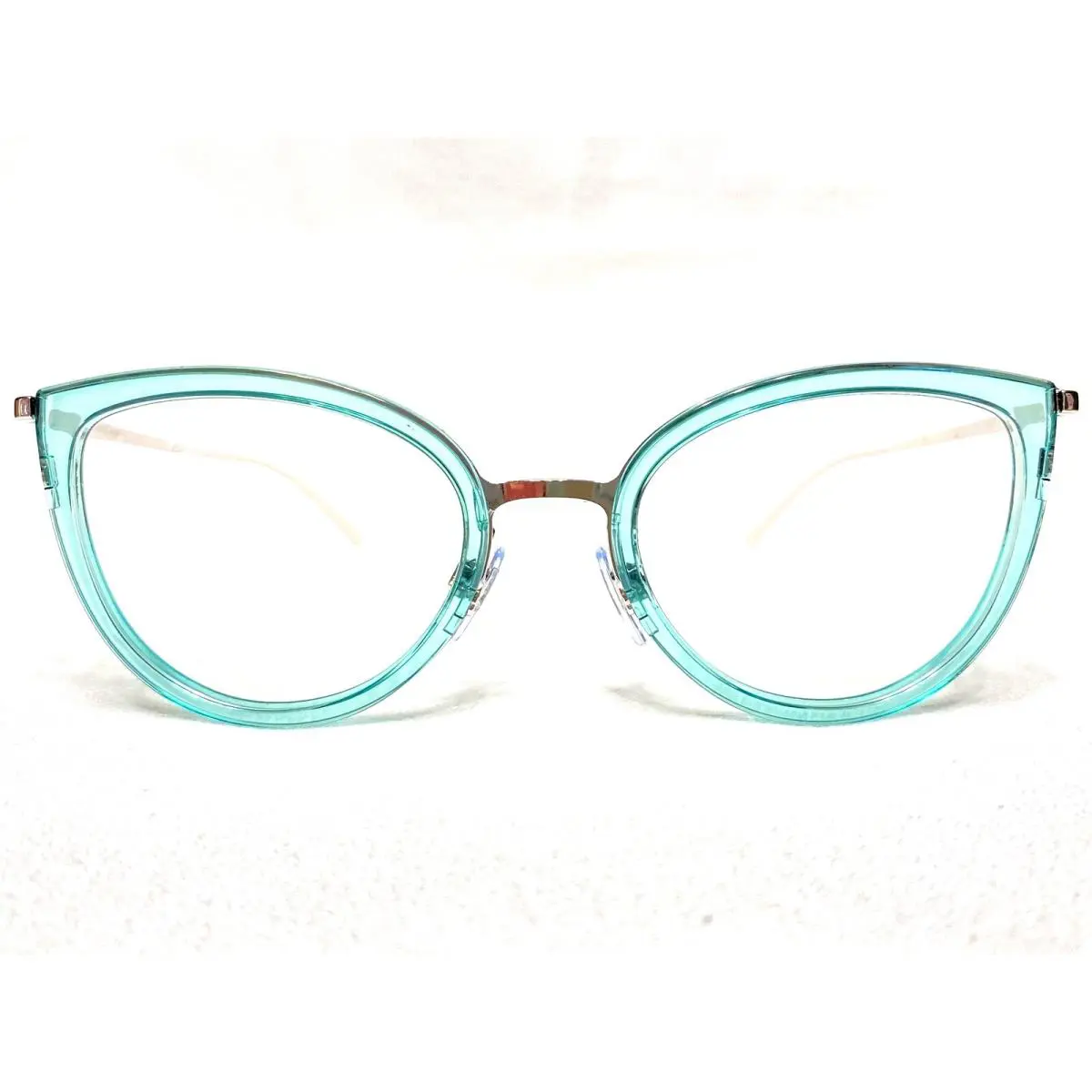AR5068 3015 Womens Aqua Cats Eye Eyeglasses Frames 52/20 145 by Giorgio Armani