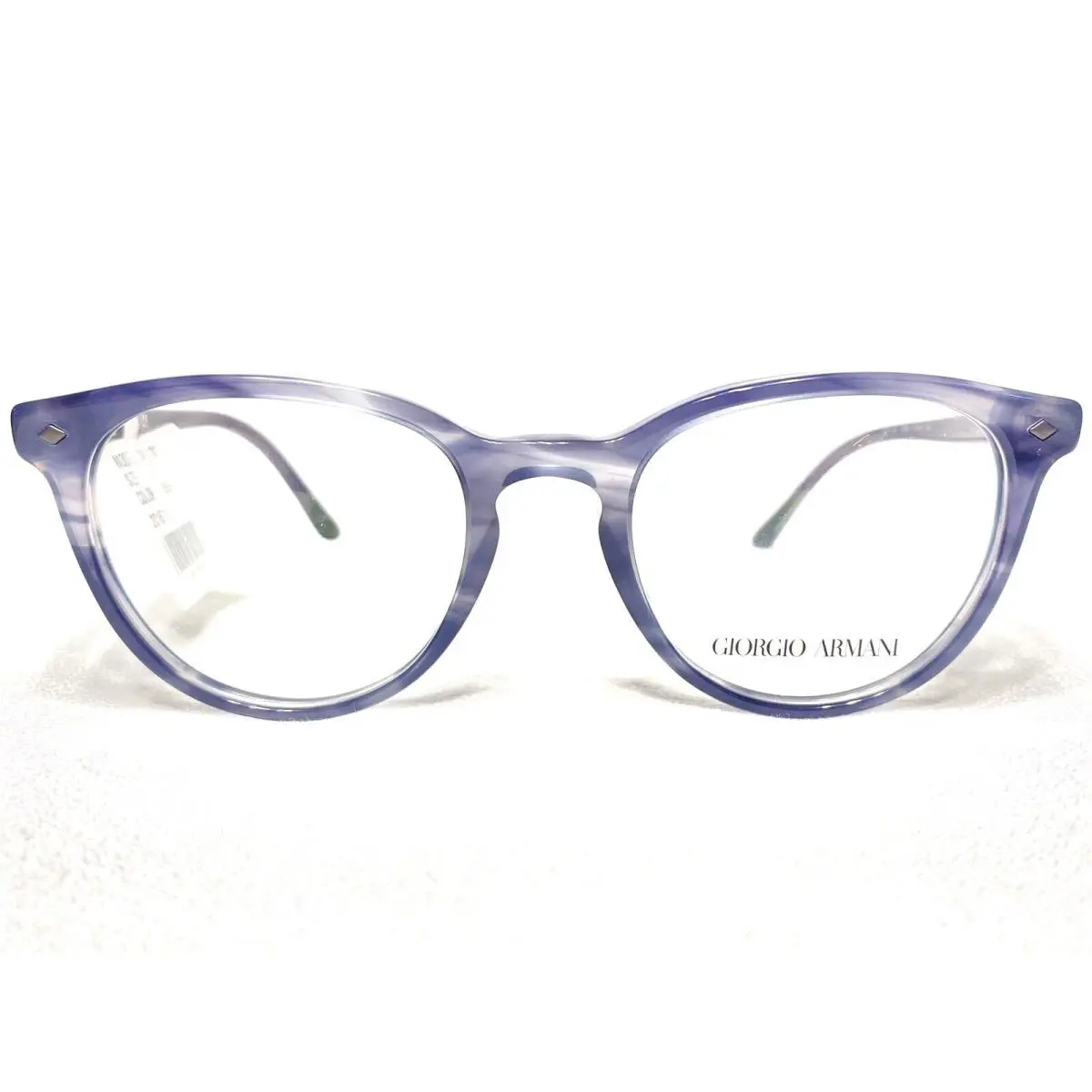 Giorgio Armani AR7130 5599 Womens Striped Azure Oval Eyeglasses Frames 47/19