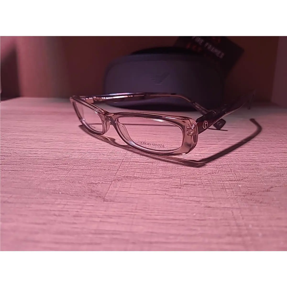 Giorgio Armani Eyeglasses Frame Italy GA647 Nnv 51-15-135 Olive Crystal