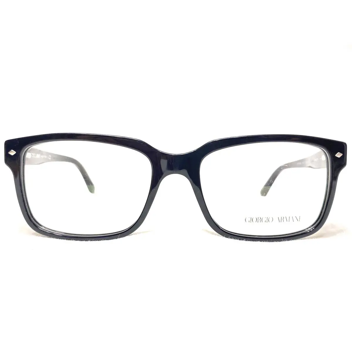 Giorgio Armani AR7066 5017 Mens Black Rectangle Eyeglasses Frames 55/18 145