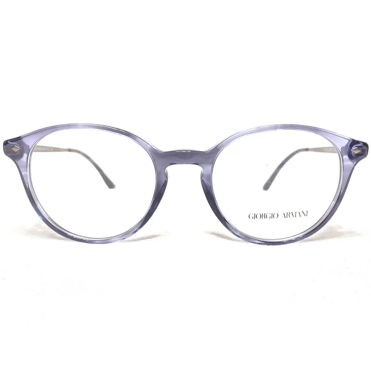 Giorgio Armani AR7182 5567 Mens Striped Blue Round Eyeglasses Frames 51/20