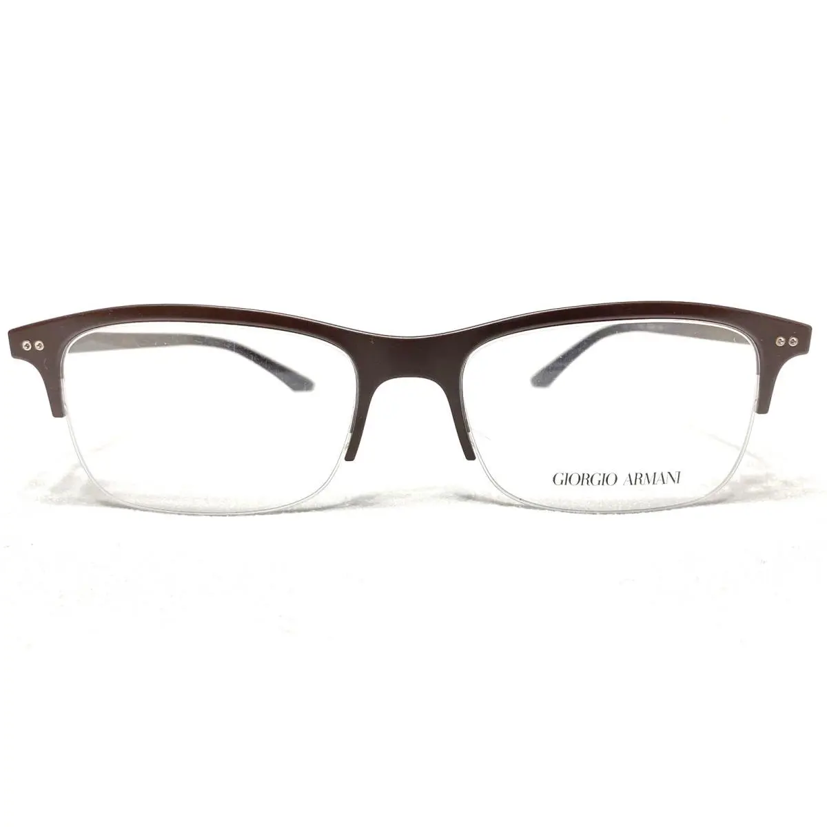 Giorgio Armani AR7113 5491 Mens Matte Brown Modern Eyeglasses Frames 53/18