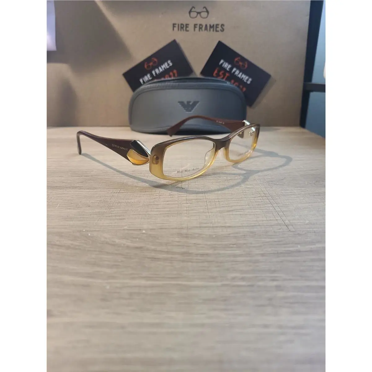 Giorgio Armani GA 643 314 Vintage Eyeglasses 51-16-135 Rare Find Display Mod