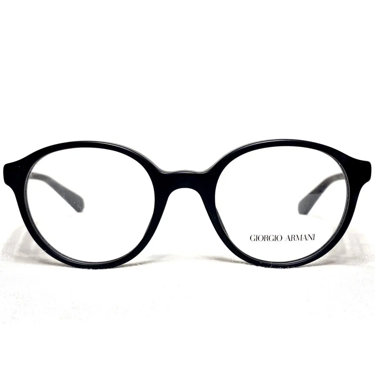 Giorgio Armani AR7095 5042 Mens Black Brown Round Eyeglasses Frames 49/20