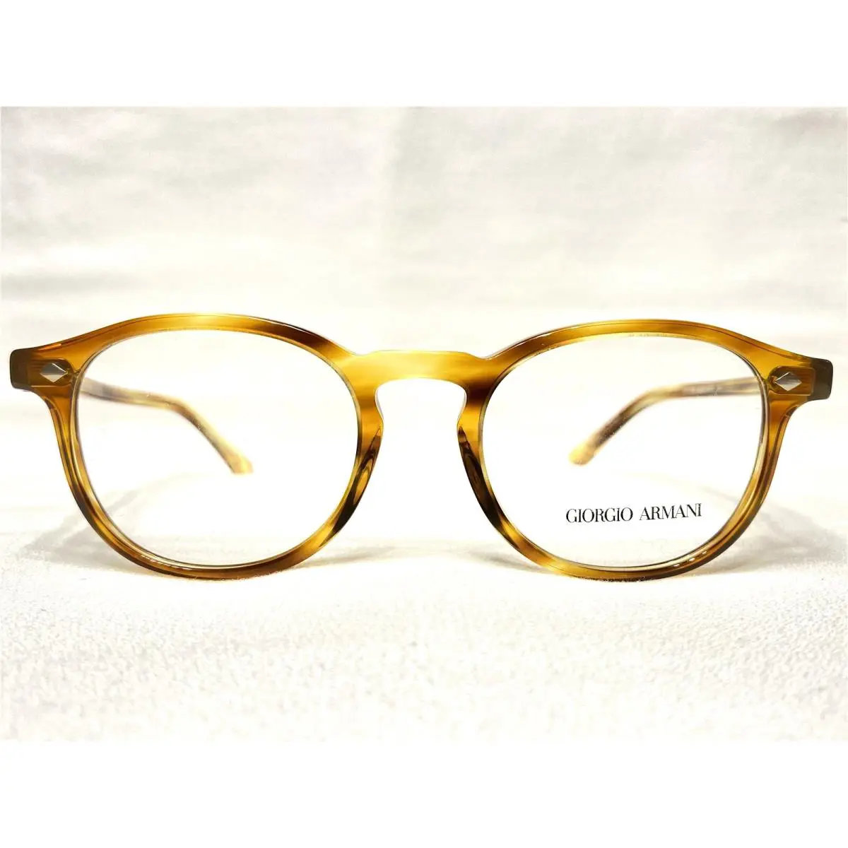 Giorgio Armani AR7136 5579 Mens Striped Straw Eyeglasses Frames 51/20 145