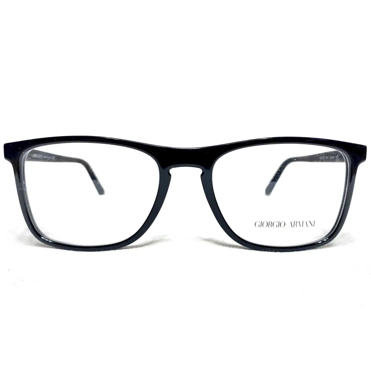 Giorgio Armani AR7119 5017 Mens Black Square Modern Eyeglasses Frames 52/18