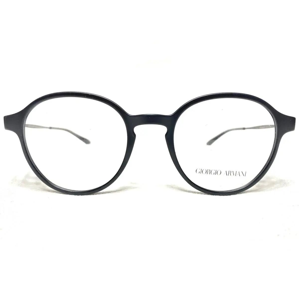 Giorgio Armani AR7071 5042 Mens Matte Black Round Eyeglasses Frames 47/19