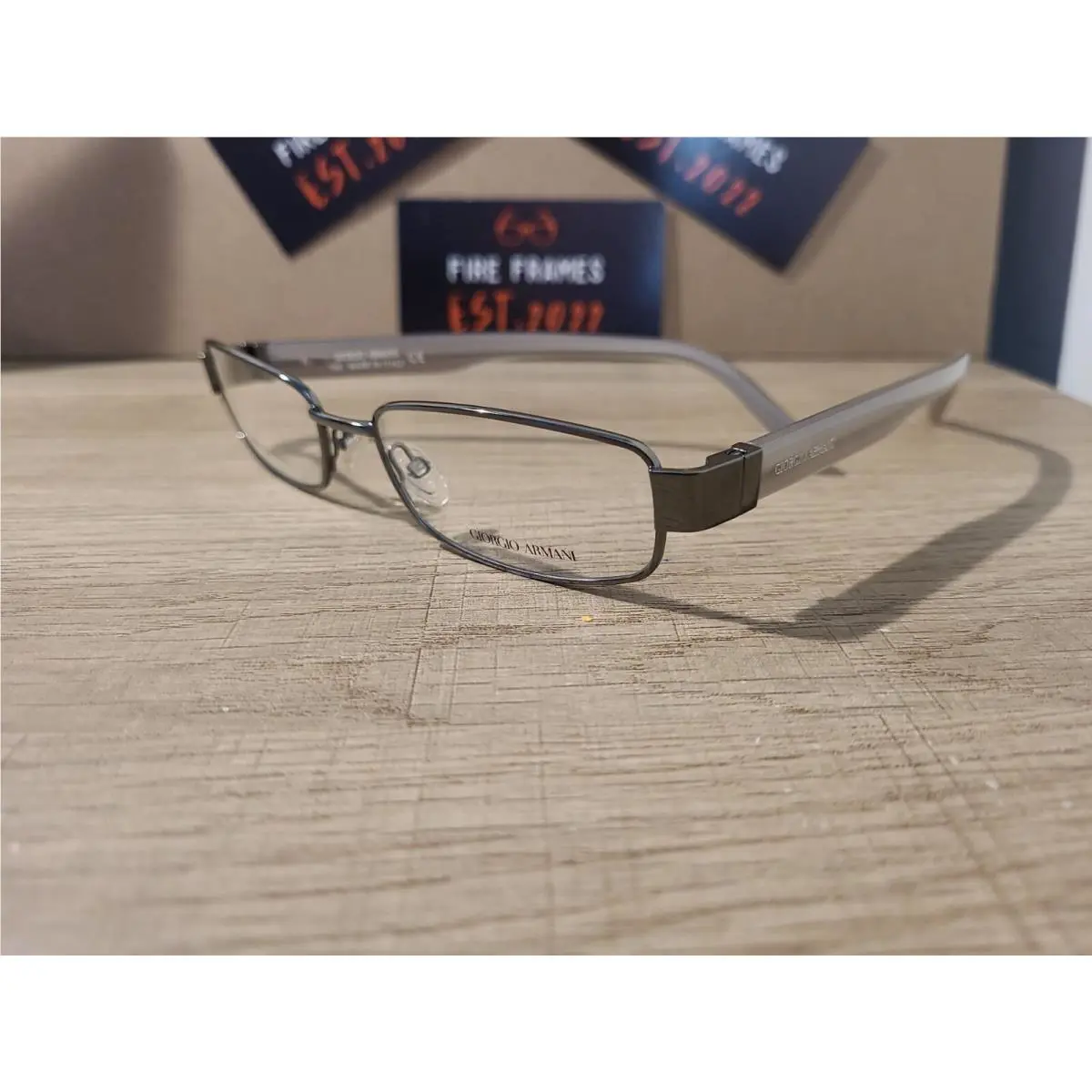Giorgio Armani Eyeglasses Frames GA349 Dwn Gunmetal Rectangular 52-17-140