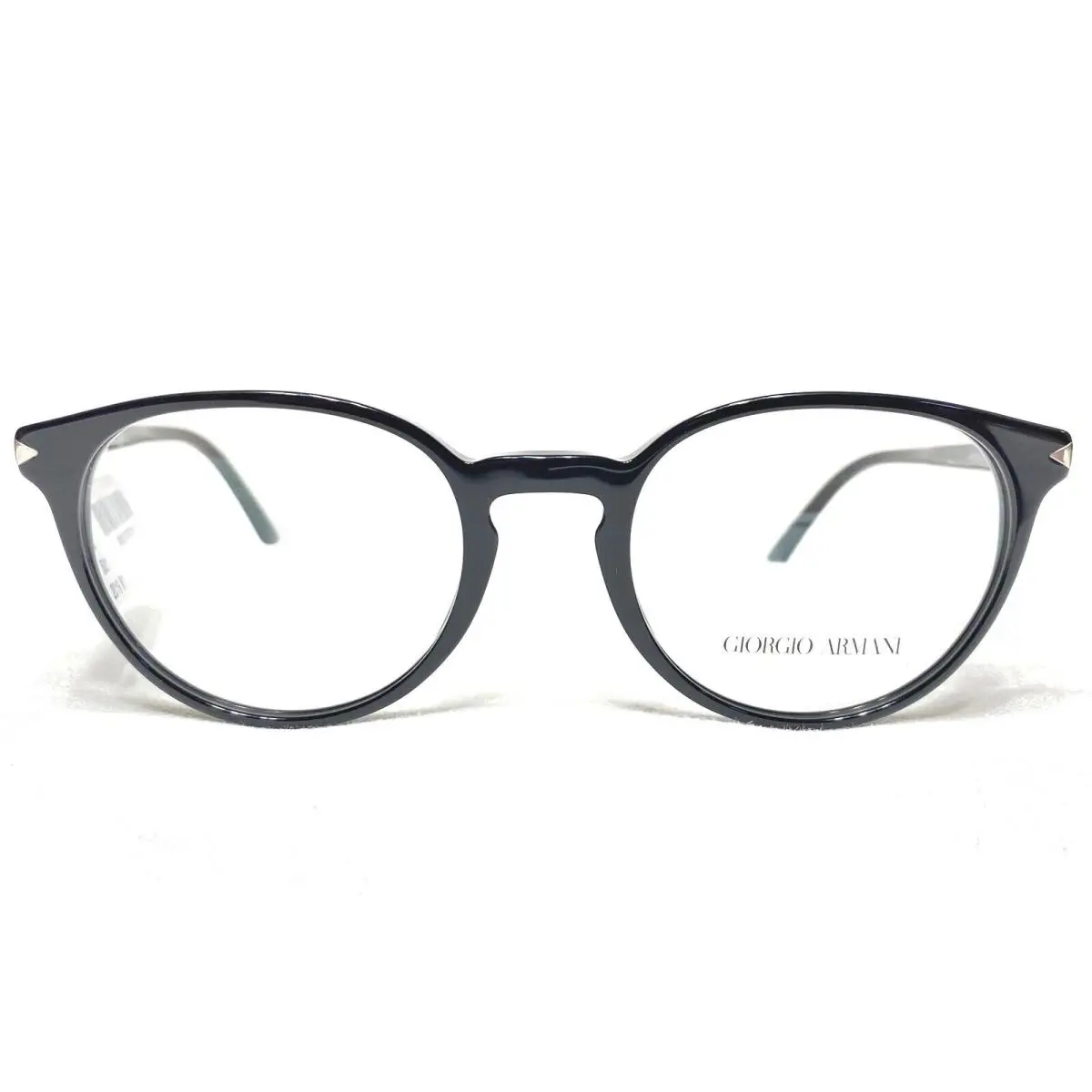 Giorgio Armani AR7176 5001 Mens Black Round Modern Eyeglasses Frames 50/20