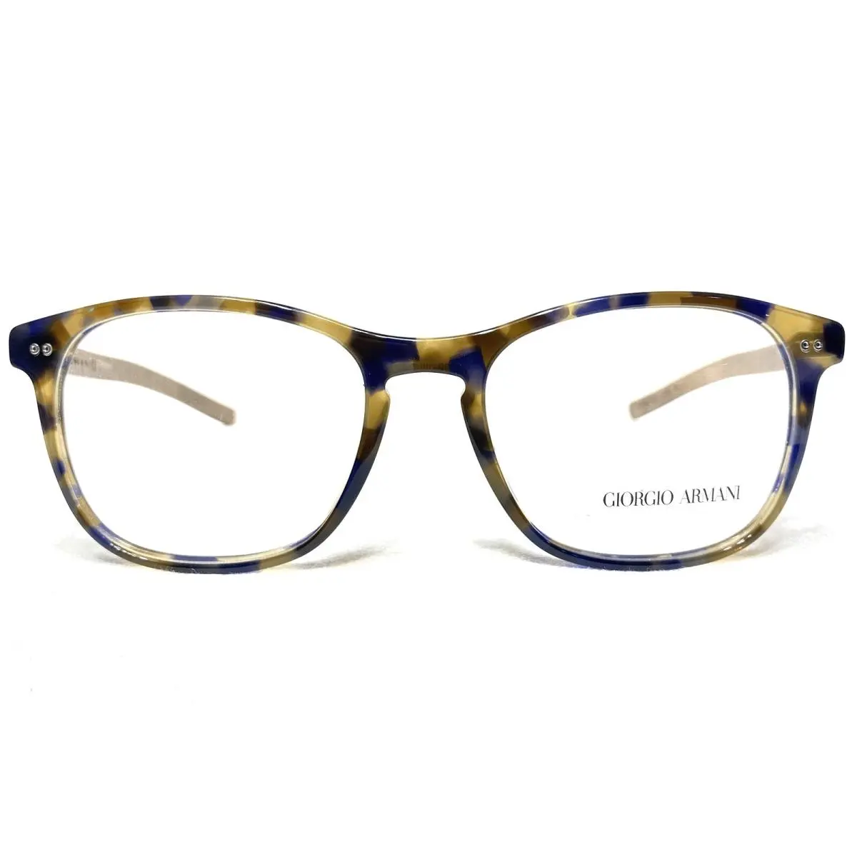 Giorgio Armani AR7080 5411 Mens Blue Havana Square Eyeglasses Frames 53/18