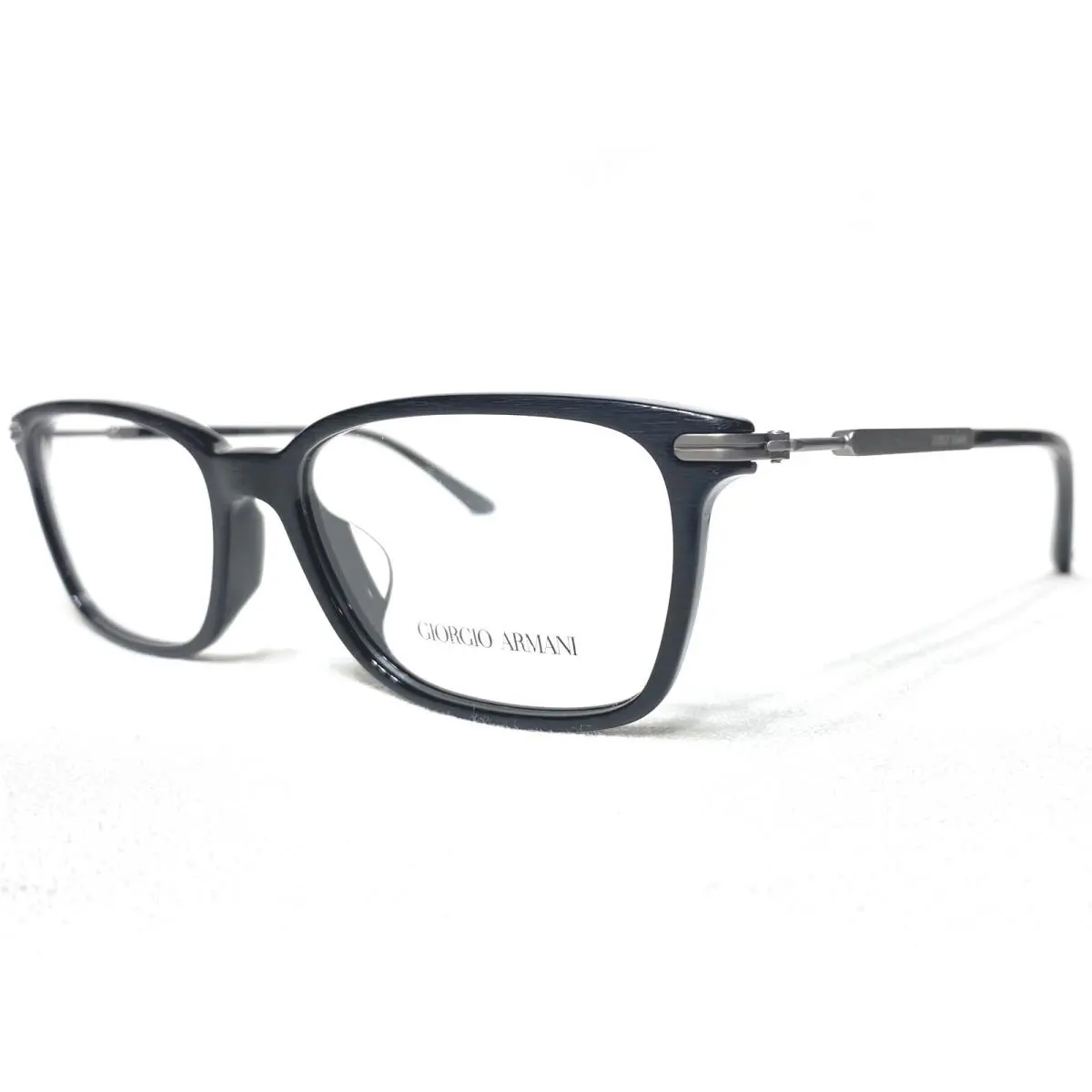 AR7030F 5001 Mens Black Rectangle Eyeglasses Frames 56/17 145 by Giorgio Armani